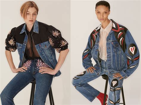 miu miu levi's collab|levi and miu denim.